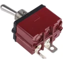 APEM Toggle Switch Panel Mount On-Off SPST Tab Terminal 12A 28V AC/DC Brass Actuator 3631NF/2