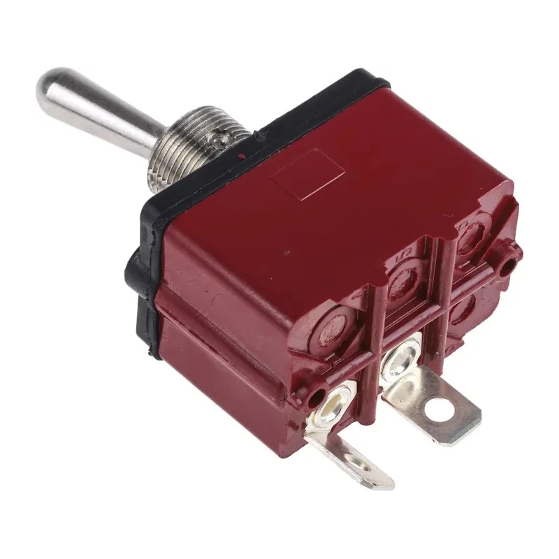 APEM Toggle Switch Panel Mount On-Off SPST Tab Terminal 12A 28V AC/DC Brass Actuator 3631NF/2