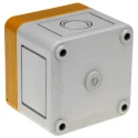 APEM A01 Series Momentary Emergency Stop Push Button Surface Mount 16 mm Cutout IP65 A01MMESP3+52B+FM2+PEA01