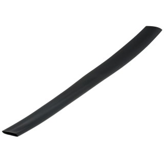 RS PRO Heat Shrink Tubing Black 19.1 mm Sleeve Diameter x 300 mm Length Polyolefin Flame Retardant 2:1 Ratio 417-7299