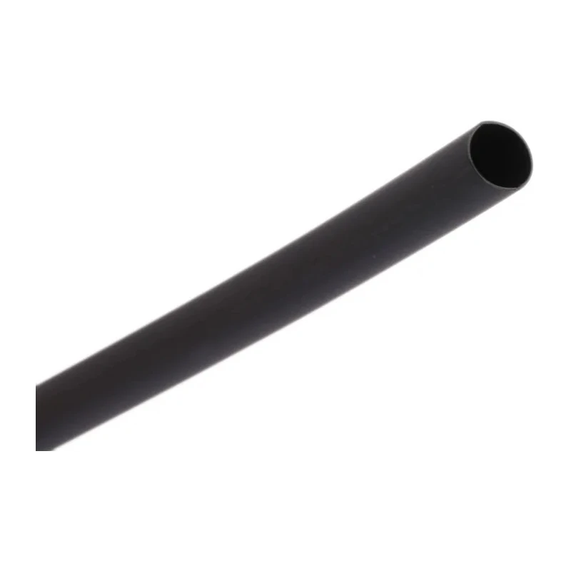 RS PRO Heat Shrink Tubing Black 6.4 mm Sleeve Diameter x 300 mm Length 2:1 Shrink Ratio 417-7261