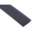 RS PRO Heat Shrink Tubing Black Polyolefin 25.4 mm Sleeve Diameter x 300mm Length, 2:1 Ratio Model 417-7306