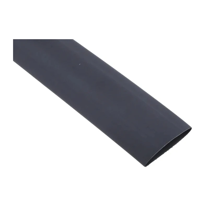 RS PRO Heat Shrink Tubing Black Polyolefin 25.4 mm Sleeve Diameter x 300mm Length, 2:1 Ratio Model 417-7306