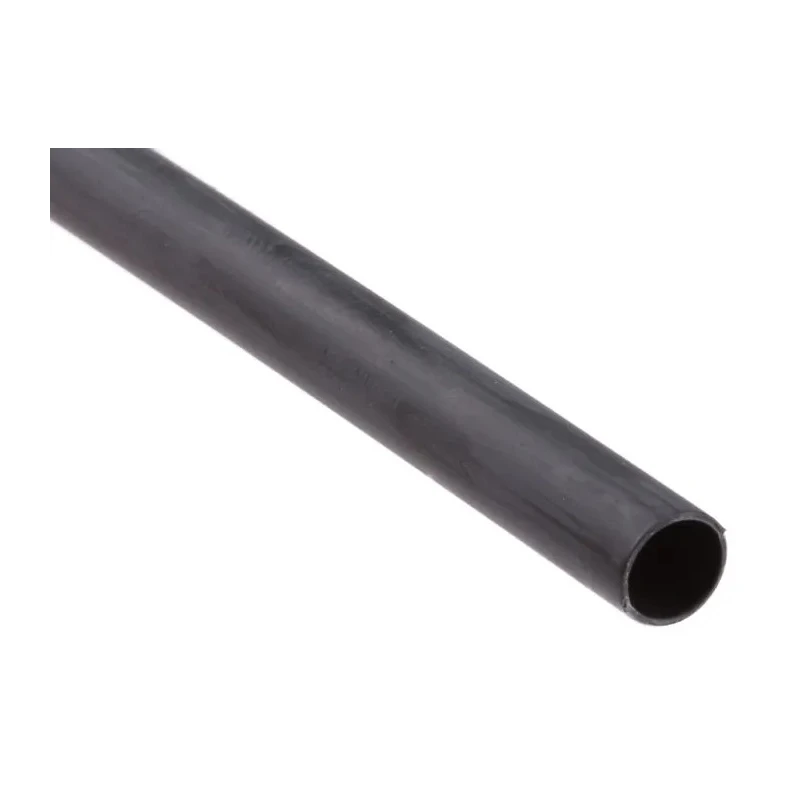 RS PRO Halogen Free Heat Shrink Tubing Black 4.8 mm Sleeve Diameter x 300 mm Length 2:1 Ratio 417-9560