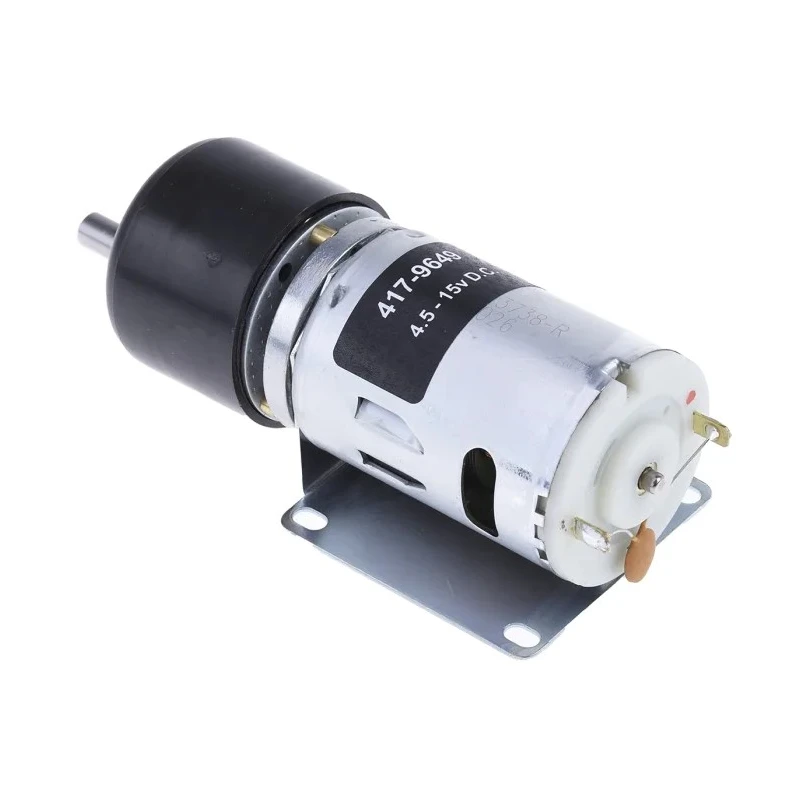 RS PRO Brushed Geared DC Geared Motor 19.8W 12V DC 59 Ncm Torque 4 RPM 6mm Shaft Diameter 417-9649