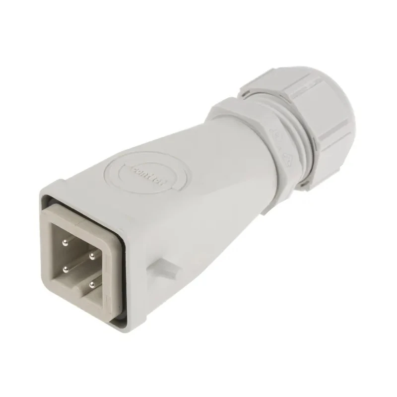 EPIC Heavy Duty Power Connector Insert, 3+E Pole Format, Thermoplastic Zinc Die Cast Body, IP65 10420000+19426000+53111420