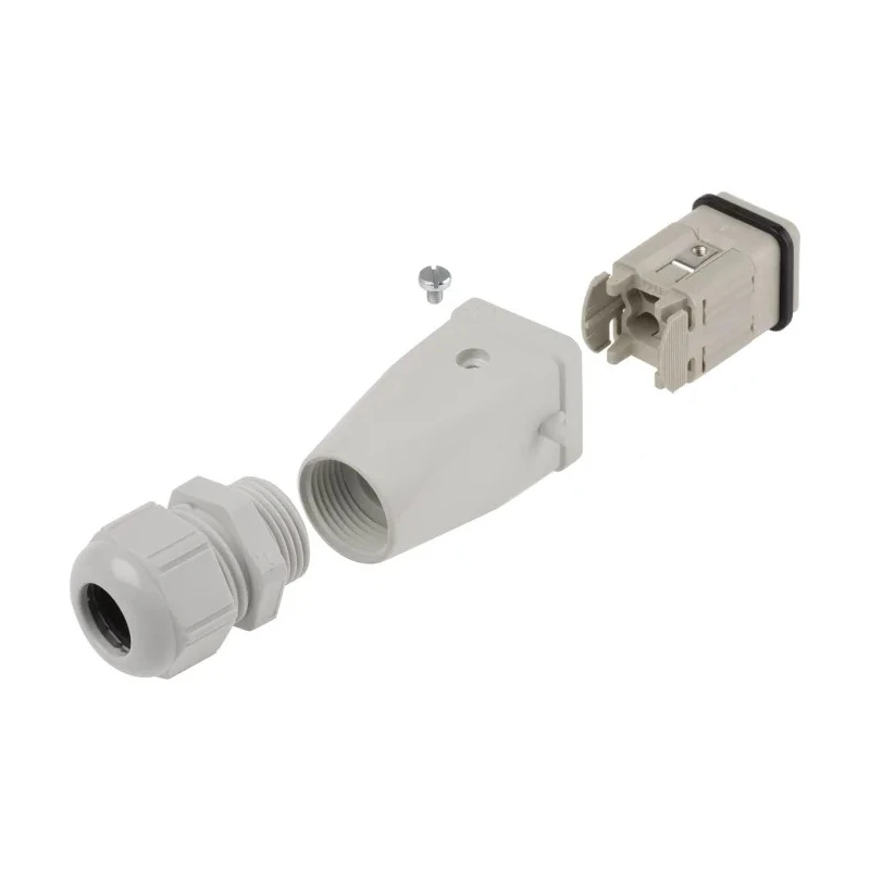 EPIC Heavy Duty Power Connector Insert, 3+E Pole Format, Thermoplastic Zinc Die Cast Body, IP65 10420000+19426000+53111420