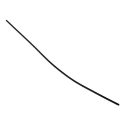 RS PRO Halogen Free Heat Shrink Tubing Black 1.6 mm Sleeve Diameter x 300 mm Length 2:1 Ratio 417-9526