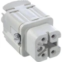 EPIC H-A Heavy Duty Power Connector 4 Way 10A 250V 10431000+19426000+53111420