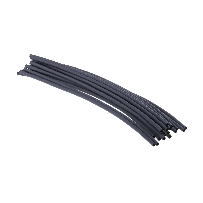 RS PRO Black Polyolefin Heat Shrink Tubing 4.8 mm Sleeve Diameter x 300 mm Length, 2:1 Shrink Ratio 417-7255