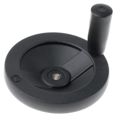Rose+Krieger Black Die Cast Aluminium Hand Wheel, 100 mm Diameter 90913