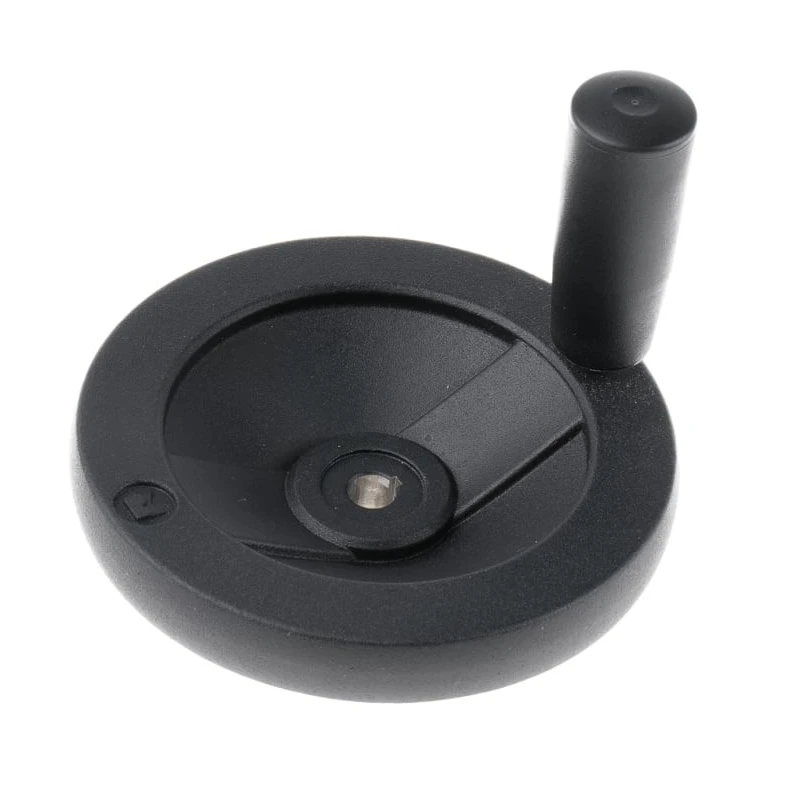 Rose+Krieger Black Die Cast Aluminium Hand Wheel, 100 mm Diameter 90913