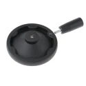 Rose+Krieger Black Die Cast Aluminium Hand Wheel, 100 mm Diameter 90913