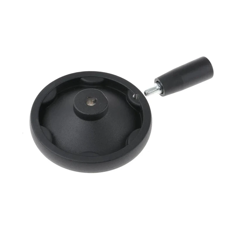 Rose+Krieger Black Die Cast Aluminium Hand Wheel, 100 mm Diameter 90913