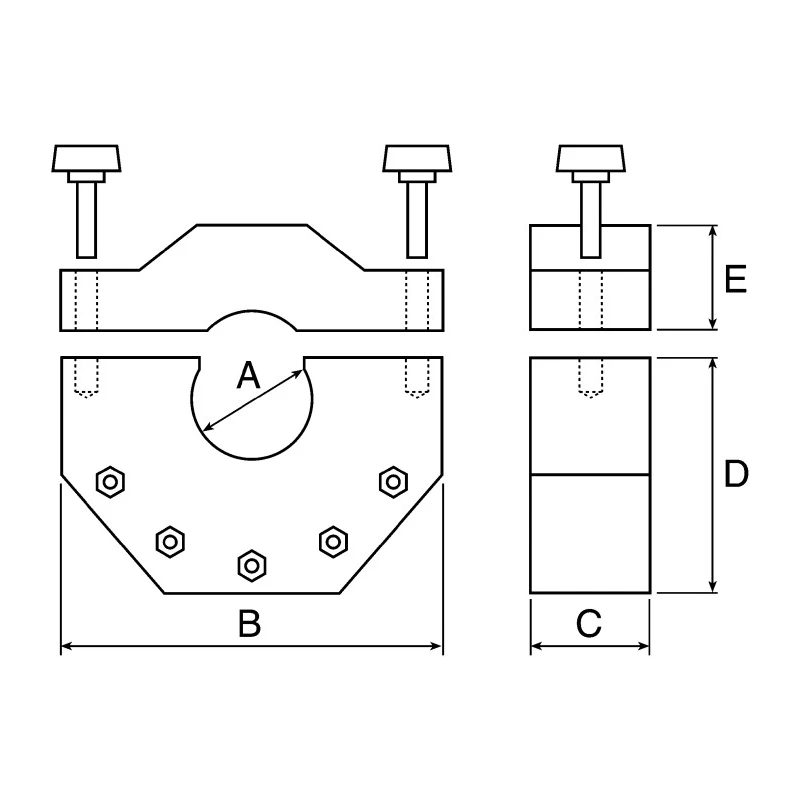 HOBUT CTSCEN Series Current Transformer 1000A Primary, 5A Secondary, Clip Mount, IEC Standards CTSCEN100