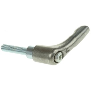 Rose+Krieger Zinc Galvanised Steel Clamp Lever M6x 25 mm Thread Length 40 mm Handle Length 90212