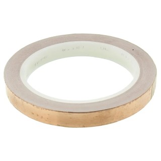 3M Conductive Copper Tape 12.7mm Width x 16.5m Length Acrylic Adhesive Temperature Max 155°C 1181/12,7