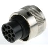 ITT Cannon Circular Connector 12 Contacts Cable Standard Plug Male IP65 Trident Ringlock Series 192922-1270 / TR1412PMS1NB