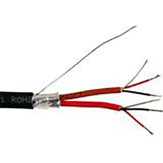 Belden 1509C Series 4 Core Screened Audio Cable 7.65 mm OD 152 m Black 1509C B59500