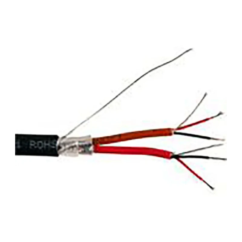 Belden 1509C Series 4 Core Screened Audio Cable 7.65 mm OD 152 m Black 1509C B59500