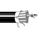 Belden 1509C Series 4 Core Screened Audio Cable 7.65 mm OD 152 m Black 1509C B59500