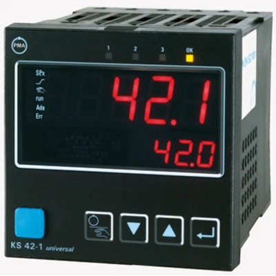 P.M.A KS42 Panel PID Temperature Controller 2 Input 3 Output Relay 250V AC KS42