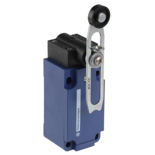 Telemecanique Sensors OsiSense XC Series Roller Lever Limit Switch, 1 NO/1 NC, IP65, Plastic Housing, 240V AC, 3A 
