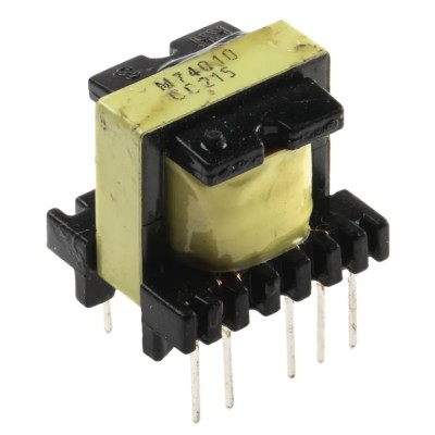 Myrra 2 Output SMPS Transformer 10W Power, 85/265 V AC Primary, 7 V & 8 to 17 V AC Secondary, 1.66 mH Inductance, Model 74010