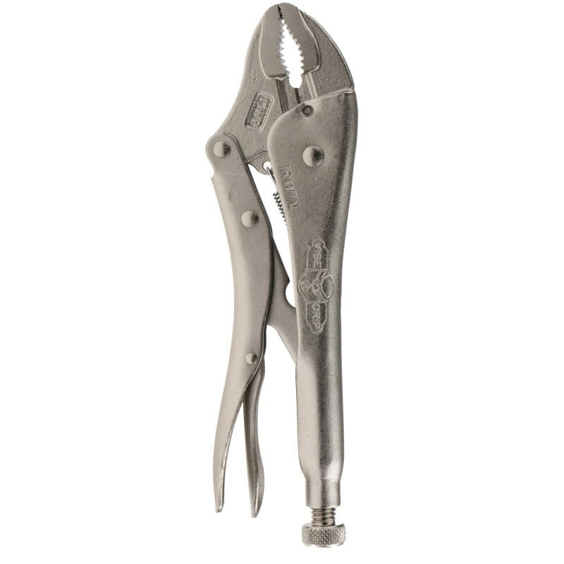 Irwin Locking Plier Chrome Finish Steel 250mm Overall 48mm Jaw Opening 418-6265