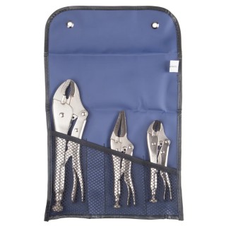 Irwin High-Grade Heat-Treated Alloy Steel 3-Piece Locking Plier Set 418-6271