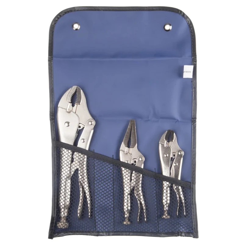 Irwin High-Grade Heat-Treated Alloy Steel 3-Piece Locking Plier Set 418-6271