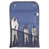 Irwin High-Grade Heat-Treated Alloy Steel 3-Piece Locking Plier Set 418-6271