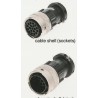 ITT Cannon Industrial Circular Connector 28 Contacts Cable Plug Female IP65 Trident Ringlock TR2028PFS1NB / 192926-0540