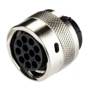ITT Cannon Circular Connector Cable, Plug Female, 12 Contacts, 250V, 13A, IP65 Rated, Polymer TR1412PFS1NB / 192926-0520