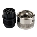 ITT Cannon Circular Connector Cable, Plug Female, 12 Contacts, 250V, 13A, IP65 Rated, Polymer TR1412PFS1NB / 192926-0520