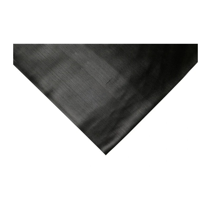 COBA Europe Natural Rubber Ribbed Anti-Fatigue Mat Roll 900mm Width x 10 m Length x 3 mm Thickness RR010010