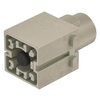 HARTING Heavy Duty Power Connector Module HAN Modular Series Female 1 Contact 200A 1kV 09140013002