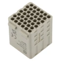 HARTING Heavy Duty Power Connector Module, 10A Current Rating, HAN Modular Series Male, 42 Contacts, 150V, Cable 09140423001