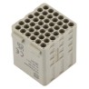 HARTING Heavy Duty Power Connector Module, 10A Current Rating, HAN Modular Series Male, 42 Contacts, 150V, Cable 09140423001