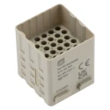 HARTING Heavy Duty Power Connector Module, 10A Current Rating, HAN Modular Series Male, 42 Contacts, 150V, Cable 09140423001