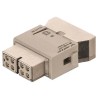 HARTING Heavy Duty Power Connector Module 10A 50V Female 4 Contacts HAN Modular Series 09140083121