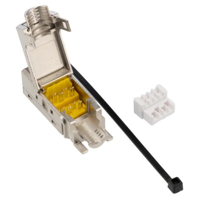 HARTING Han-Modular Series RJ45 Connector Female Cable Shielded Straight 1 Port 8 Way RJ45
