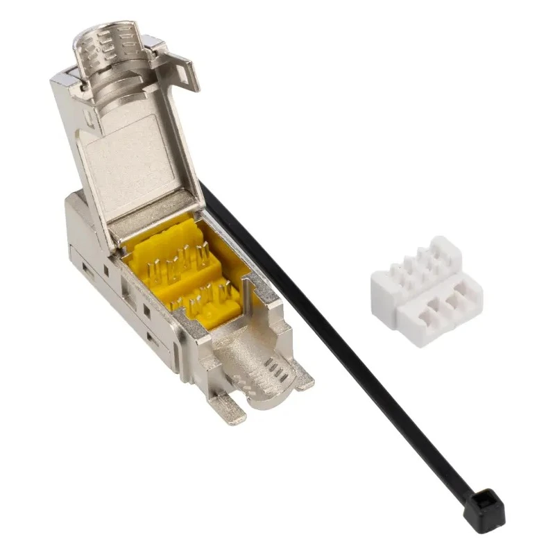 HARTING Han-Modular Series RJ45 Connector Female Cable Shielded Straight 1 Port 8 Way RJ45