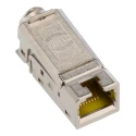 HARTING Han-Modular Series RJ45 Connector Female Cable Shielded Straight 1 Port 8 Way RJ45