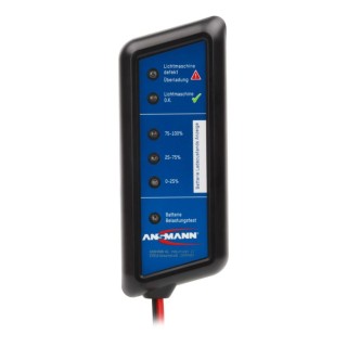 Ansmann Car Battery Tester for Lead Acid Batteries, 12V Diagnostic Tool 4000002