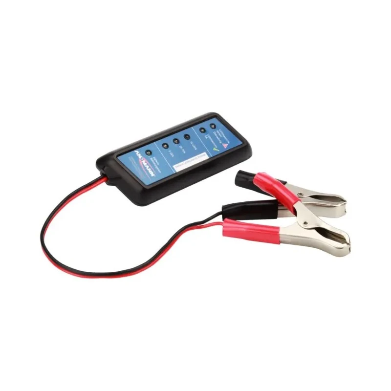 Ansmann Car Battery Tester for Lead Acid Batteries, 12V Diagnostic Tool 4000002