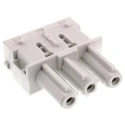 Wieland GST18i3 Series Cable Mini Connector Female Clamp, 3-Pole, 16A, 250V, IP40 GST18i3