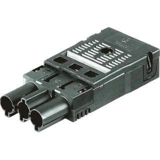 Wieland GST18i Series Clamp Spring Clamp Male Lighting Connector, 3-Pole, 16A, 250V, IP40 GST18i