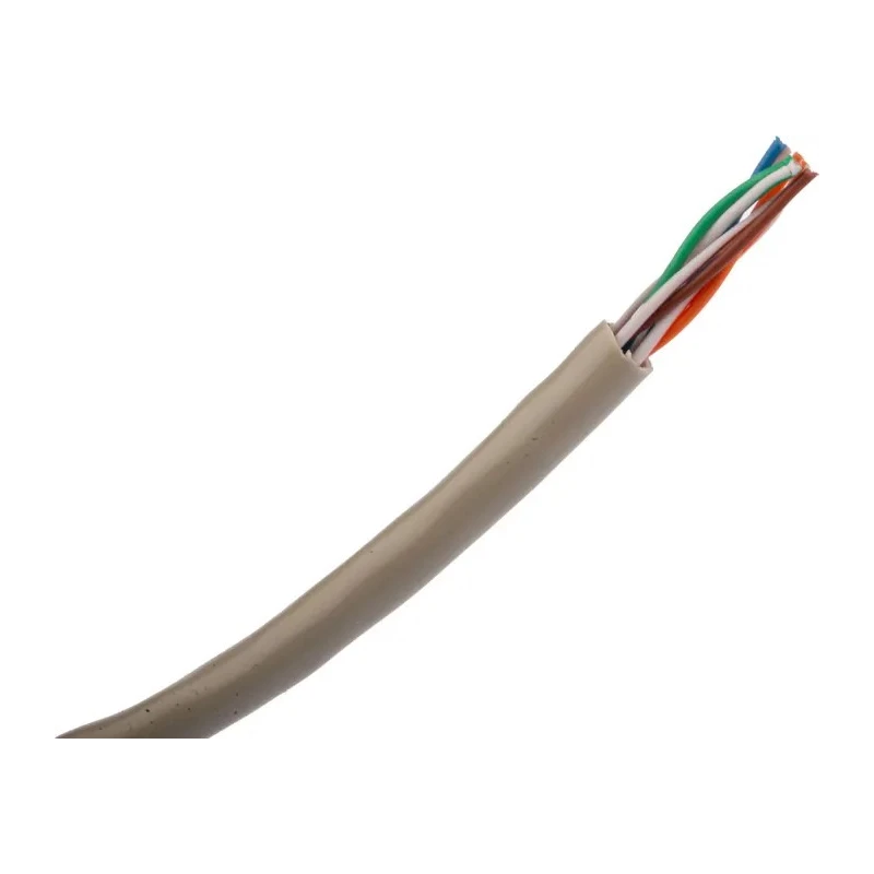 Belden 1592A Unscreened Cat5e Ethernet Cable, 304 m, Grey PVC Jacket, 24AWG, 300V CAT5e