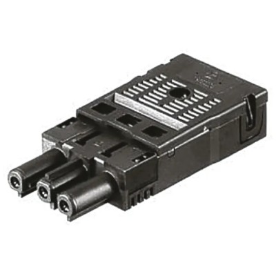Wieland GST18i3 Series Cable Mini Connector Female Spring Clamp, 3-Pole, 16A, 3-Way, IP40 GST18i3
